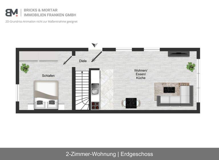 Wohnung zum Kauf 235.000 € 2 Zimmer 70,7 m² EG Postbauer-Heng 92353