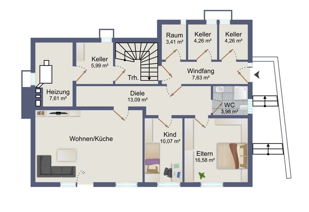 Einfamilienhaus zum Kauf provisionsfrei 595.000 € 9 Zimmer 330 m²<br/>Wohnfläche 970 m²<br/>Grundstück Niederfüllbach 96489