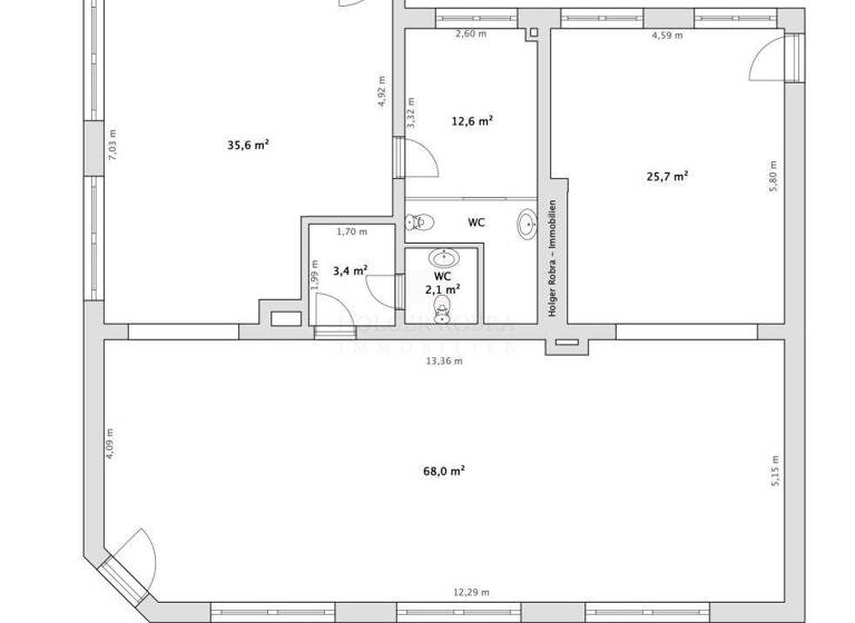 Ladenfläche zur Miete 500 € 1 Zimmer 155,4 m² Verkaufsfläche Neutorstraße 14 Salzwedel 29410