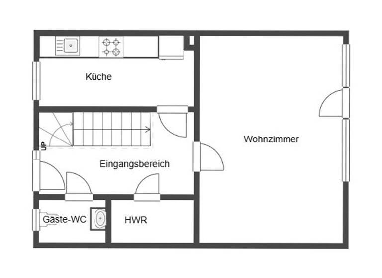 Reihenmittelhaus zum Kauf 249.000 € 4 Zimmer 83,2 m² 183,3 m² Grundstück Friedrichskoog 25718