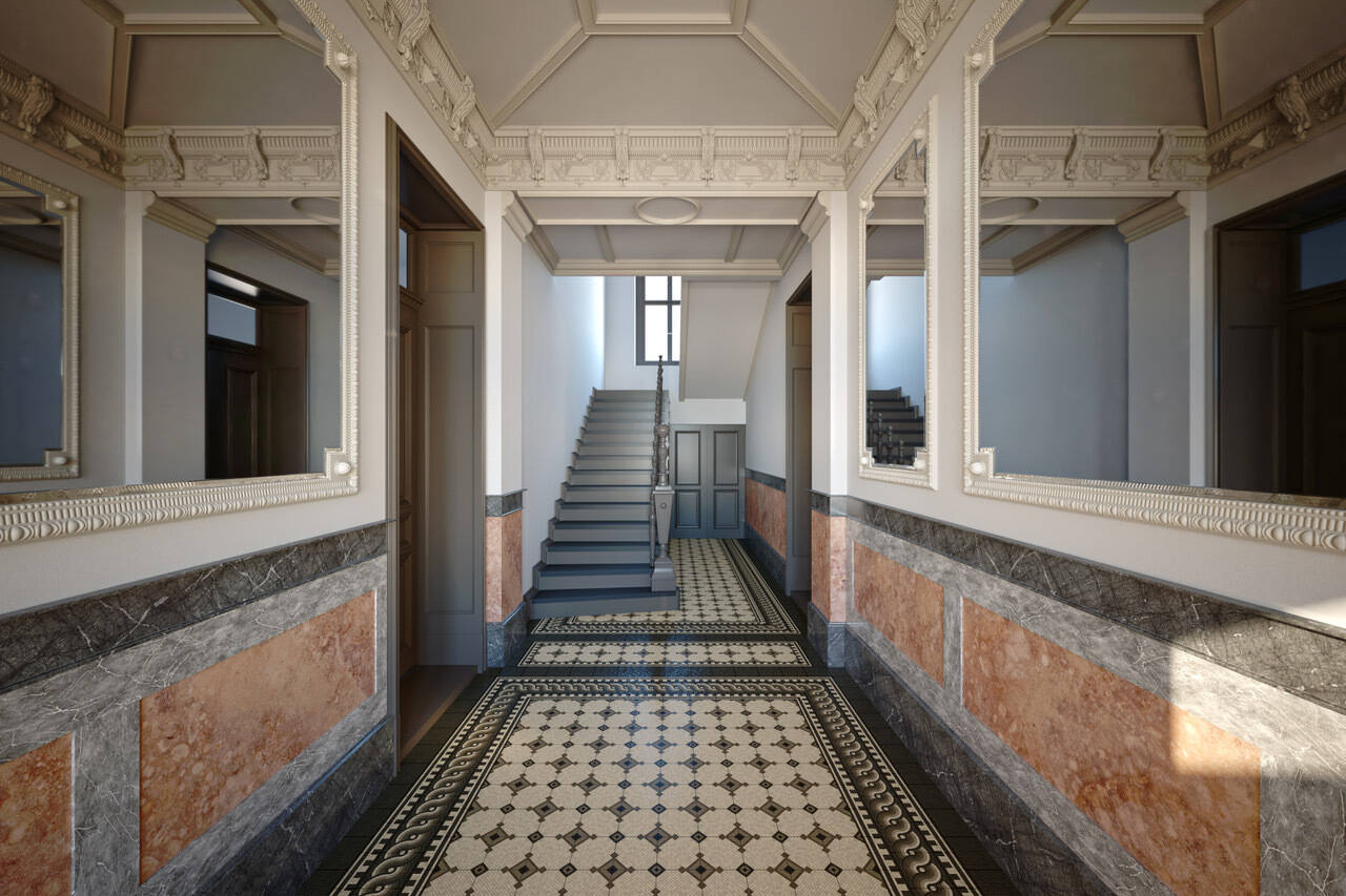 Erstbezug nach individueller Sanierung: Stuck-Altbau mit Tiergarten Blick - provisionsfrei - – Lüneburger Straße 28, 10557 Berlin – Vorschaubild 15