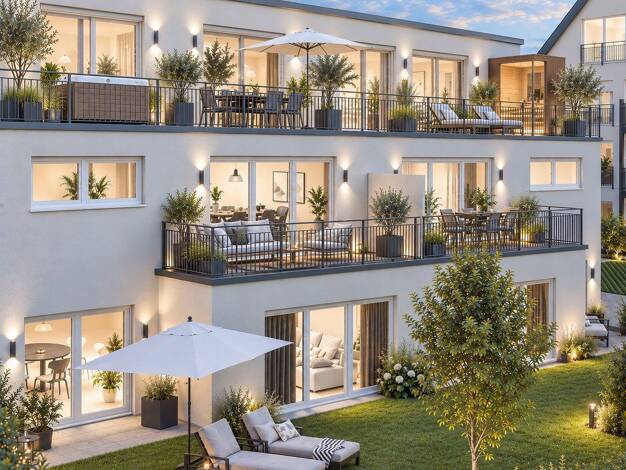 Penthouse zum Kauf - Erstbezug provisionsfrei 919.000 € 3 Zimmer 131 m² 2. Geschoss Augsburger Straße 35 Gersthofen Gersthofen 86368