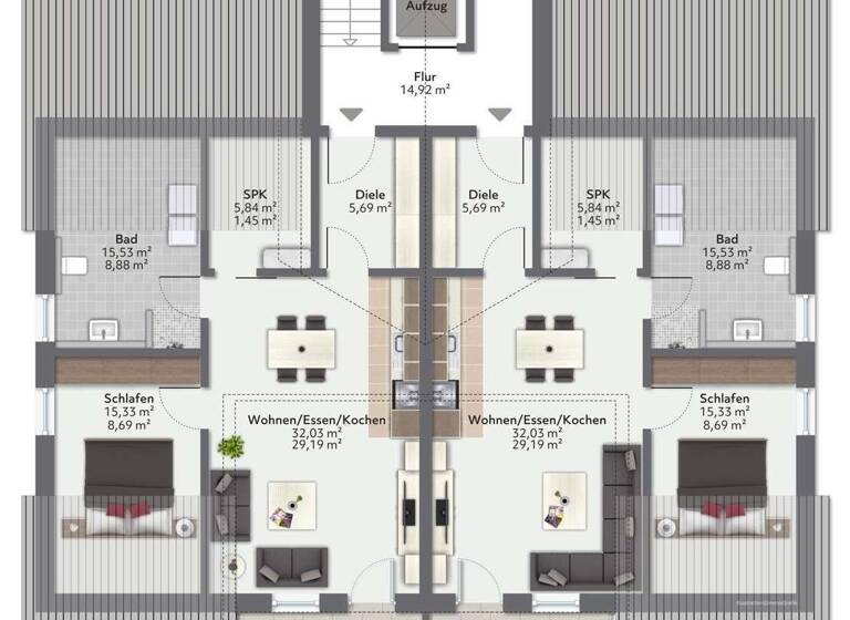Wohnung zum Kauf - Erstbezug provisionsfrei 524.750 € 2 Zimmer 84,9 m² Hettenshausen Hettenshausen / Hettenshausen-Jahnhöhe 85276