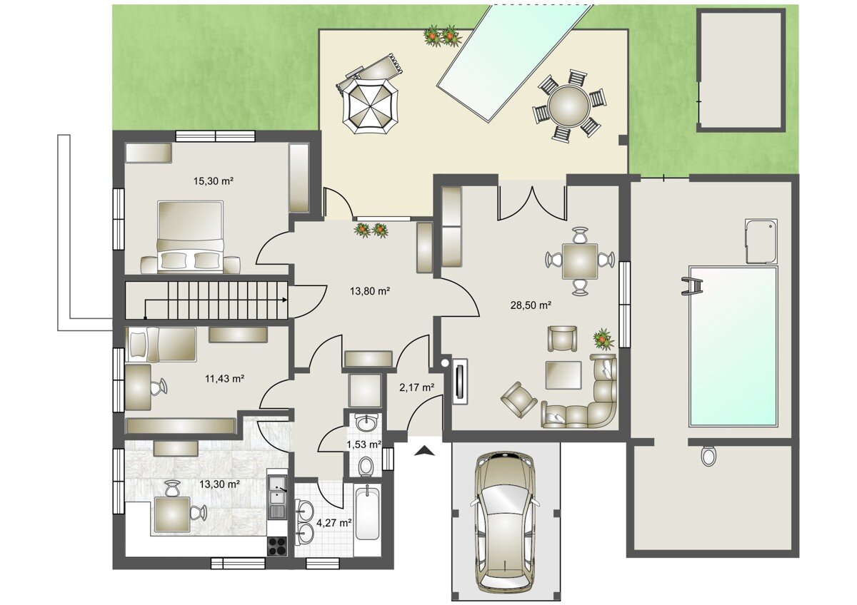 Einfamilienhaus zum Kauf 649.500 € 5 Zimmer 93,9 m²<br/>Wohnfläche 1.114 m²<br/>Grundstück Annabichl Klagenfurt 9020