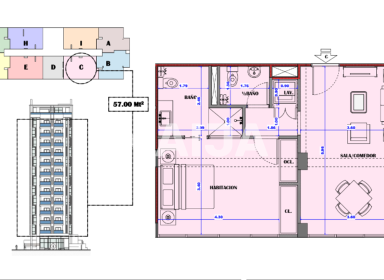 Studio zum Kauf 133.363 € 2 Zimmer 36 m² 3. Geschoss Dazzler by Wyndham, Caribbean Suites Juan Dolio Guayacanes 21000