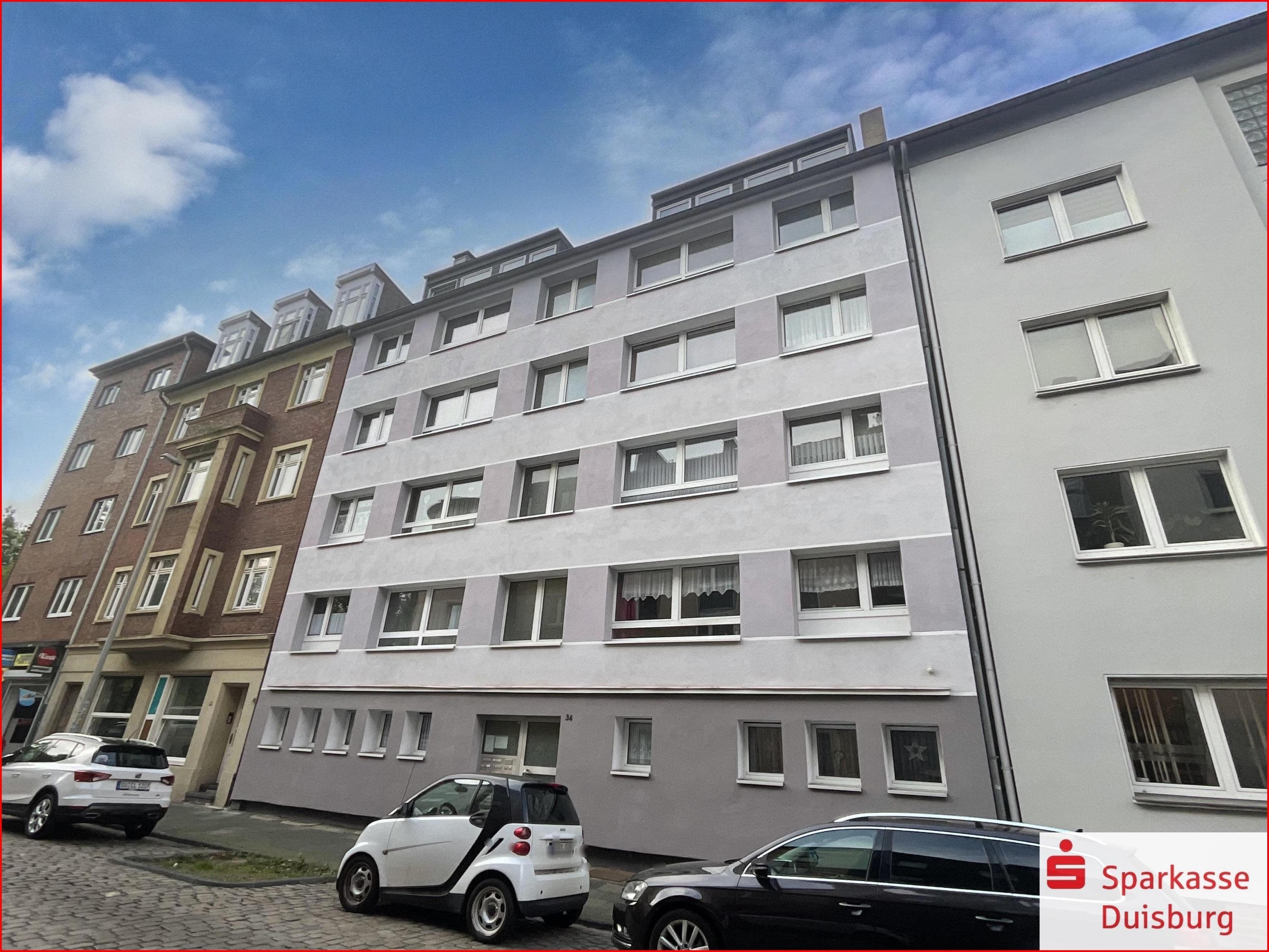 Wohnung zum Kauf 105.000 € 3 Zimmer 71 m²<br/>Wohnfläche 4.<br/>Geschoss Dellviertel Duisburg 47051