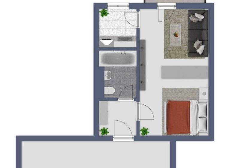 Studio zum Kauf 129.000 € 1 Zimmer 30,2 m² 2. Geschoss Schönefeld 12529