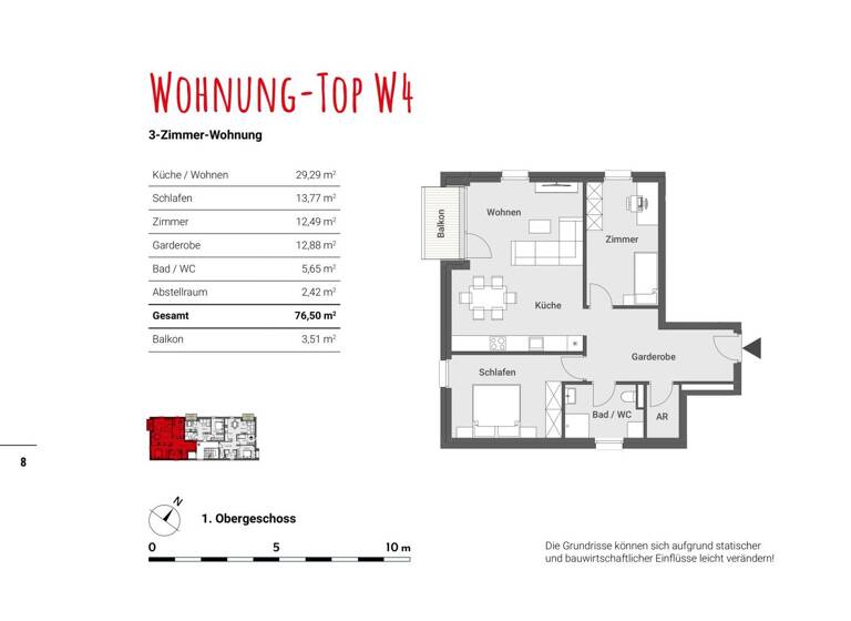 Wohnung zum Kauf 3 Zimmer 76,5 m² Kufstein 6330