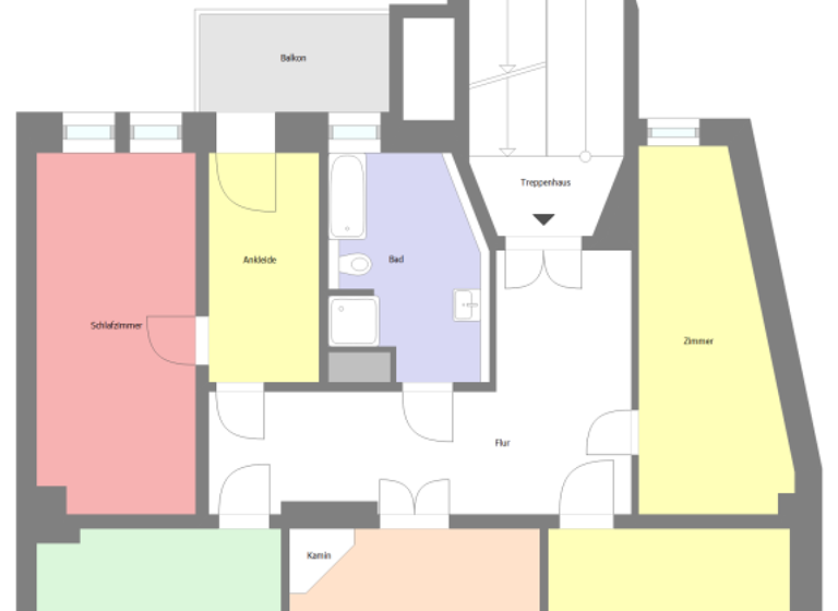 Wohnung zur Miete 910 € 4 Zimmer 151,2 m² 1. Geschoss frei ab sofort Löbau 02708
