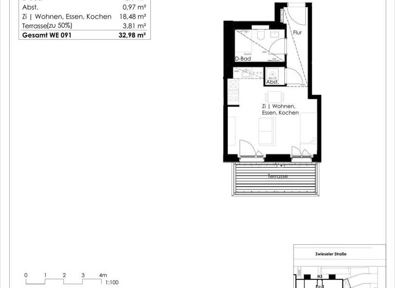 Studio zum Kauf - Erstbezug provisionsfrei 219.000 € 1 Zimmer 33 m² EG frei ab 30.11.2026 Zwieseler Straße 164 Karlshorst Berlin 10318