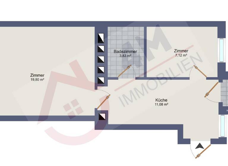 Wohnung zum Kauf 197.800 € 2 Zimmer 43 m² Wien 1100