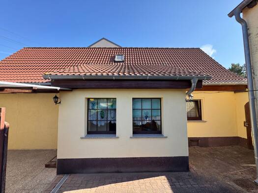 Haus zum Kauf 49.000 € 4 Zimmer 90 m² 2.406 m² Grundstück frei ab sofort Dorfstr. 2 Wohlsdorf Bernburg 06406