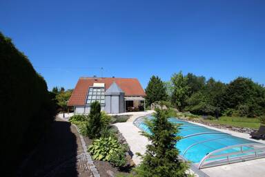 Einfamilienhaus zur Miete 2.000 € 6 Zimmer 216 m² 5.000 m² Grundstück frei ab sofort Klosterbeuren Babenhausen 87727