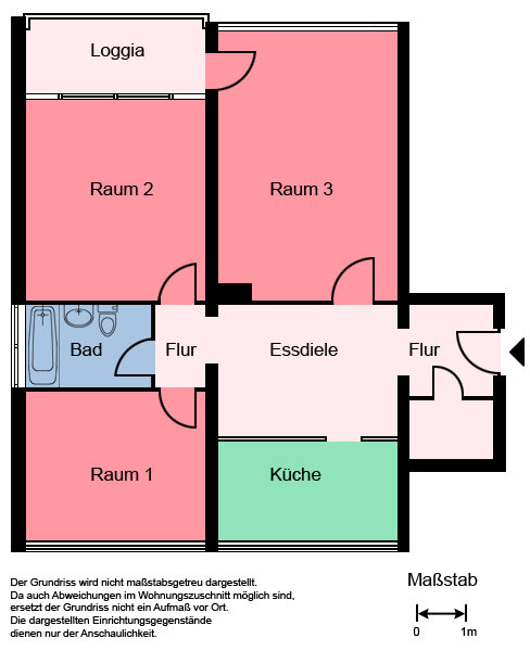 Wohnung zur Miete 609 € 3 Zimmer 78,5 m²<br/>Wohnfläche 3.<br/>Geschoss 22.11.2024<br/>Verfügbarkeit Buschei 122 Scharnhorst - Ost Dortmund 44328