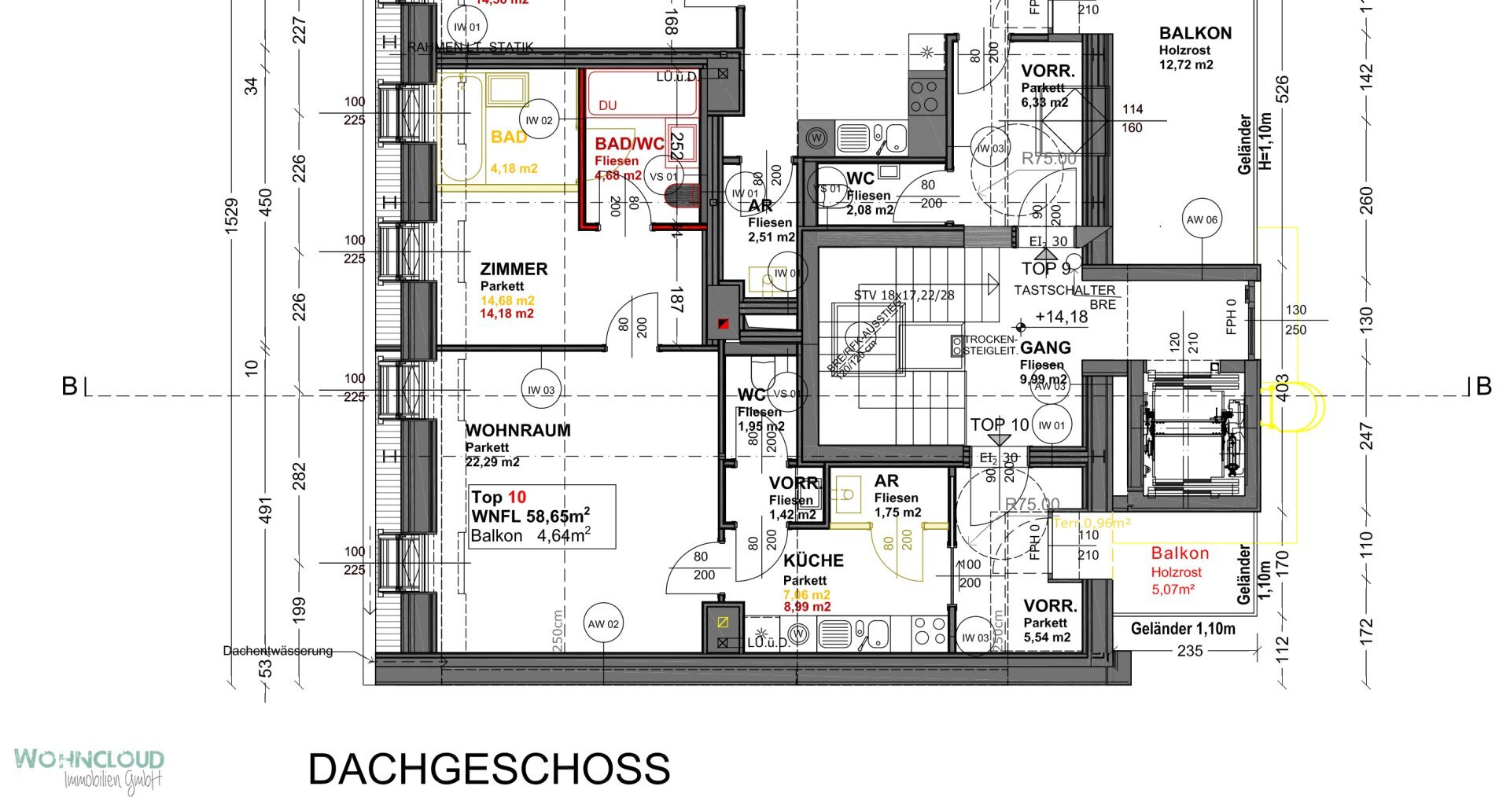 Wohnung zum Kauf 416.058 € 2 Zimmer 58,7 m²<br/>Wohnfläche 4.<br/>Geschoss Wien 1210