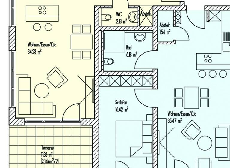 Wohnung zur Miete 910 € 3 Zimmer 90 m² EG Rothenburg 91541