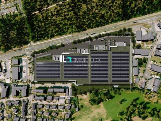 Lagerhalle zur Miete provisionsfrei 25.000 m² Lagerfläche teilbar ab 7.000 m² Kahl am Main 63796