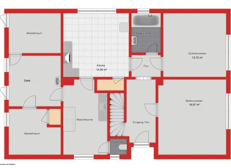 Einfamilienhaus zum Kauf 179.000 € 4 Zimmer 118 m² 3.635 m² Grundstück Natenstedt Twistringen / Ellerchenhausen 27239