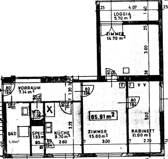 Wohnung zum Kauf 169.900 € 3 Zimmer 65,9 m²<br/>Wohnfläche 2.<br/>Geschoss Pitten 2823