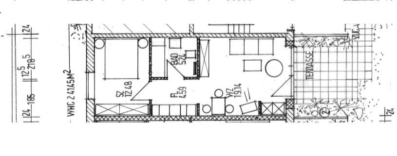 Terrassenwohnung zur Miete 733 € 2 Zimmer 46 m²<br/>Wohnfläche EG<br/>Geschoss Bergkirchen Bergkirchen 85232