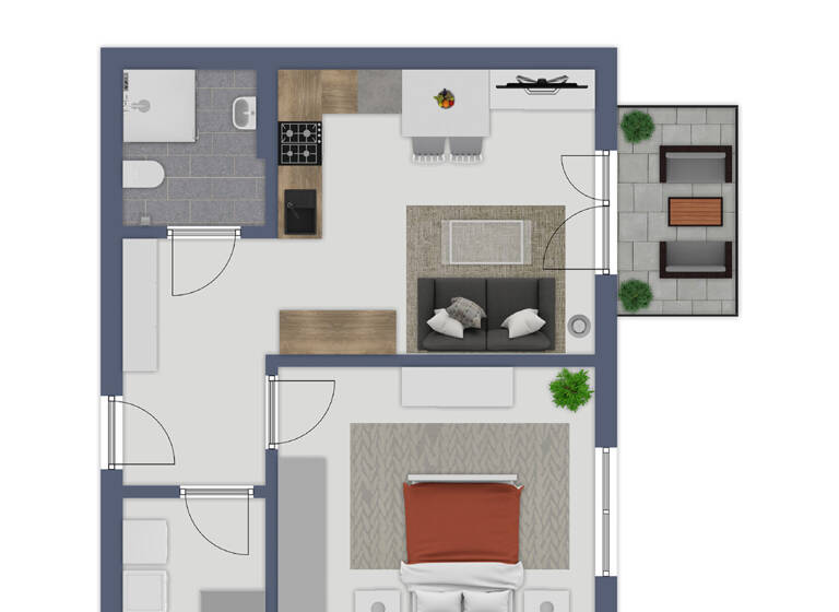Wohnung zum Kauf 189.000 € 2 Zimmer 53,7 m²<br/>Wohnfläche 3.<br/>Geschoss ab sofort<br/>Verfügbarkeit Pfeffelbach 66871