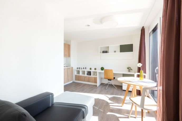 Studio zur Miete 740 € 2 Zimmer 41 m²<br/>Wohnfläche 6.<br/>Geschoss 01.01.2025<br/>Verfügbarkeit Am guten Hirten 5 Ponttor Aachen 52072