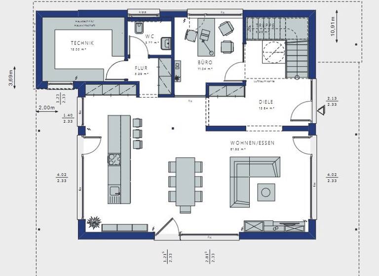 Einfamilienhaus zum Kauf provisionsfrei 876.999 € 5 Zimmer 220 m² 689 m² Grundstück Knittlingen 75438