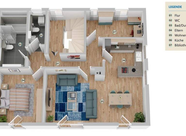 Wohnung zum Kauf 449.000 € 6 Zimmer 163 m² Sarstedt 31157