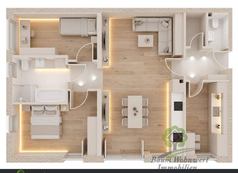 Wohnung zum Kauf 429.600 € 4 Zimmer 94 m² Mulfingen Göggingen 73571