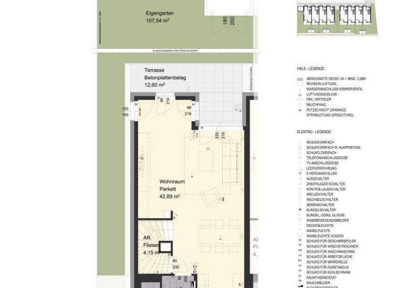 Reihenendhaus zum Kauf - Erstbezug provisionsfrei 533.000 € 4 Zimmer 112,4 m² frei ab 31.03.2026 Reisinger Straße 40-60 Ragelsdorf St. Pölten 3107