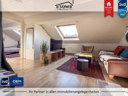 Wohnung zum Kauf 90.000 € 2 Zimmer 32 m² 3. Geschoss Bruchsal 76646