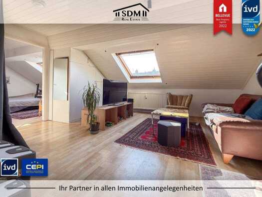 Wohnung zum Kauf 90.000 € 2 Zimmer 32 m² 3. Geschoss Bruchsal Bruchsal 76646