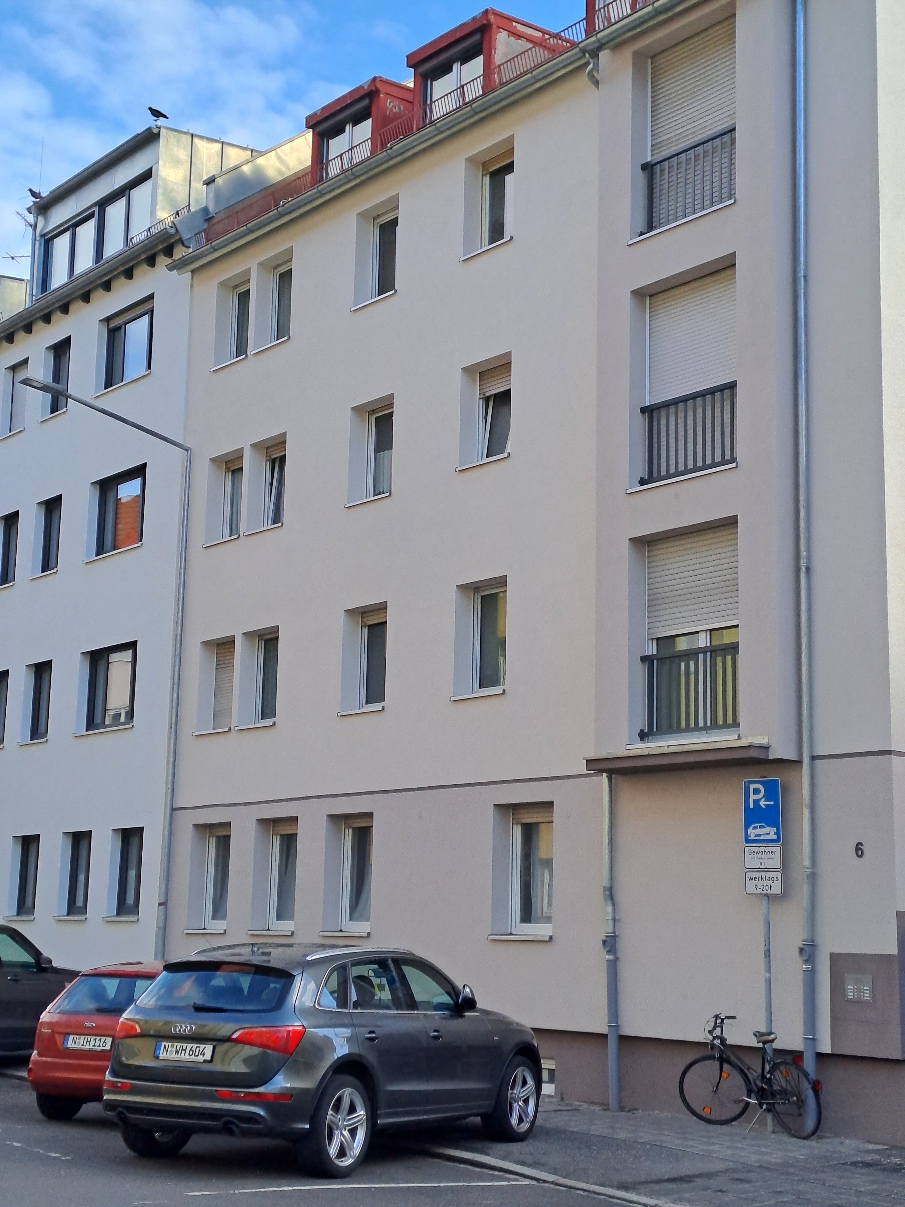 Wohnung zur Miete 950 € 5 Zimmer 106 m²<br/>Wohnfläche 1.<br/>Geschoss Stabiusstraße 6 Wöhrd Nürnberg 90489