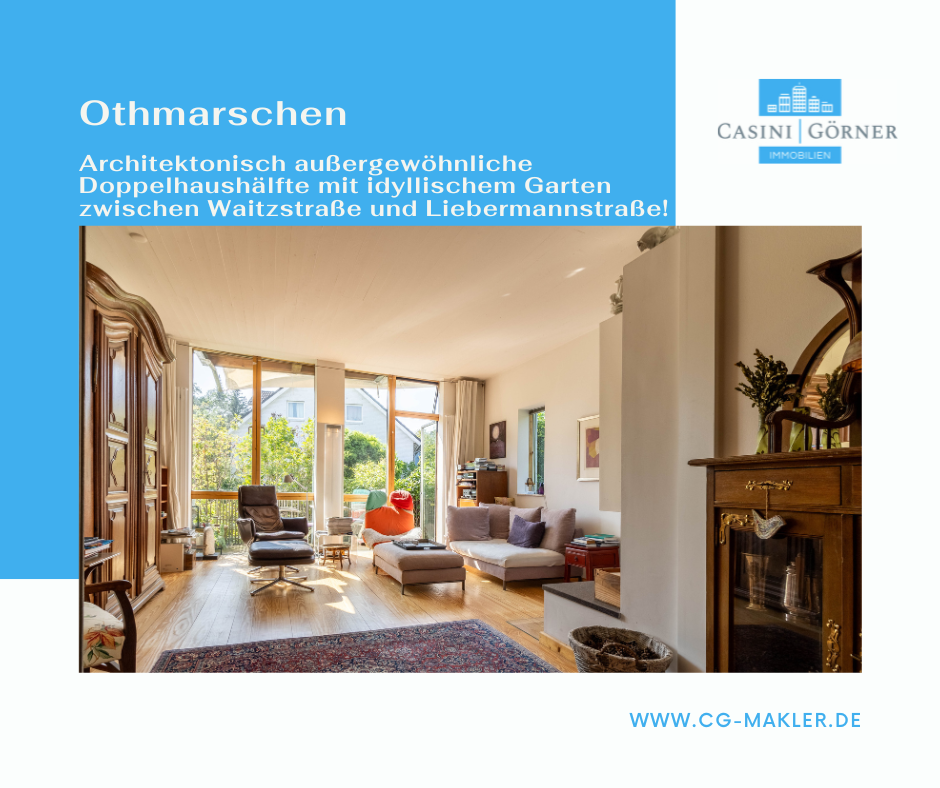 Doppelhaushälfte zum Kauf 1.295.000 € 5 Zimmer 185 m²<br/>Wohnfläche 291 m²<br/>Grundstück Othmarschen Hamburg 22605