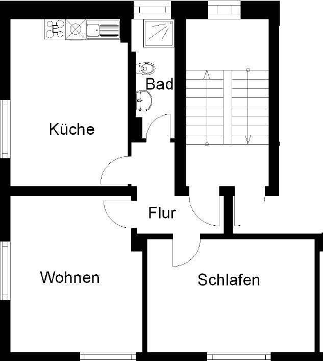 Wohnung zur Miete 358 € 3 Zimmer 61 m²<br/>Wohnfläche 1.<br/>Geschoss 01.02.2025<br/>Verfügbarkeit Auf dem Hörstchen 8 Wanne - Nord Herne 44649