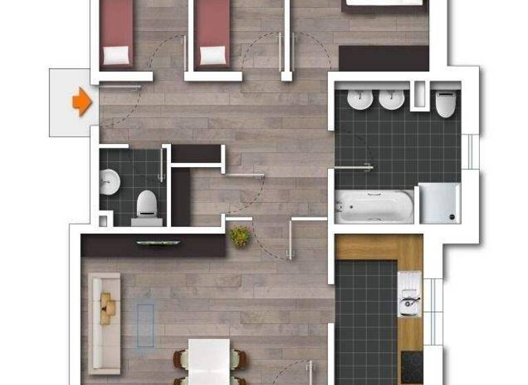 Wohnung zum Kauf 387.000 € 4 Zimmer 106 m² 1. Geschoss Bad Säckingen 79713
