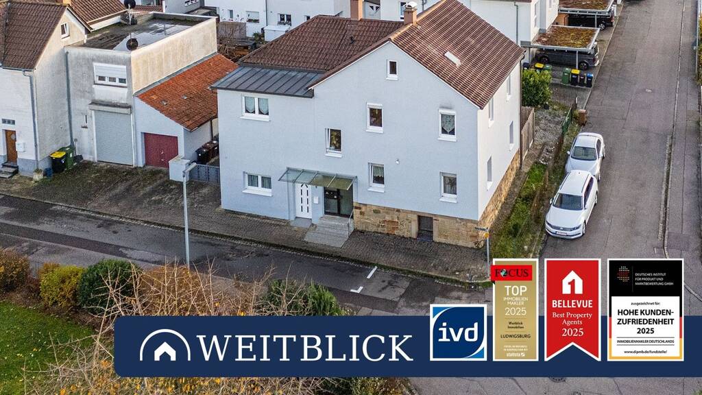 Mehrfamilienhaus zum Kauf 395.000 € 9 Zimmer 166,8 m² 422 m² Grundstück Großsachsenheim Sachsenheim 74343