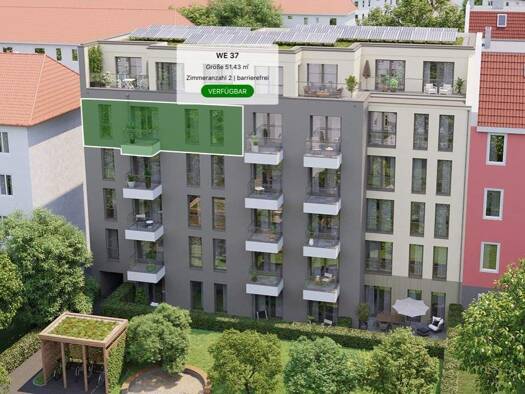 Wohnung zum Kauf - Neubau provisionsfrei 471.036 € 2 Zimmer 49,7 m² 4. Geschoss Gernotstraße 36 Lichtenberg Berlin 10365