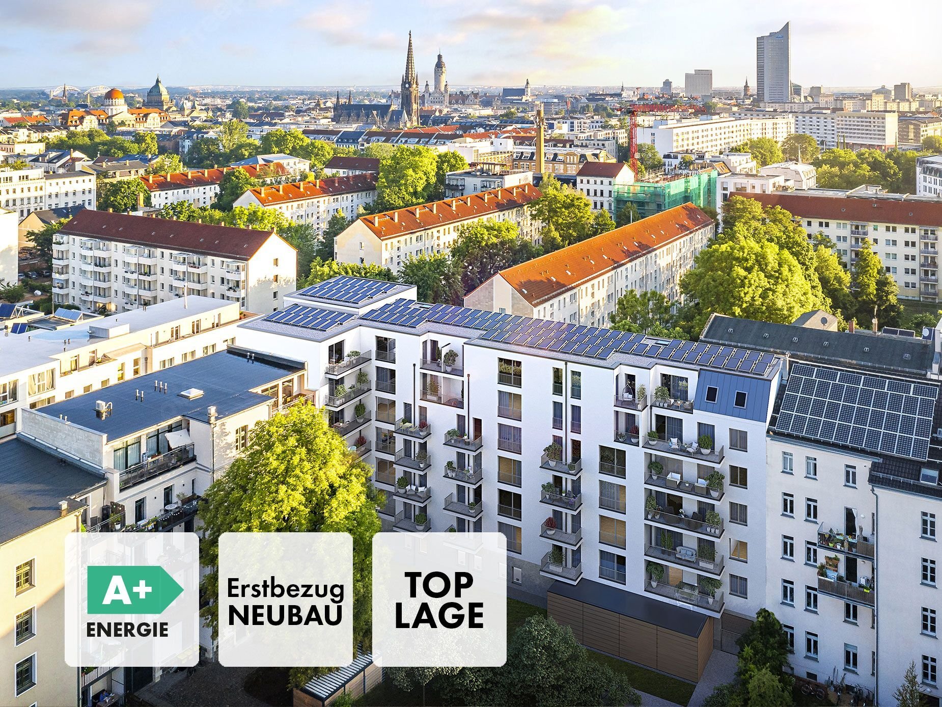 Wohnung zur Miete 1.405 € 3 Zimmer 73,6 m²<br/>Wohnfläche 5.<br/>Geschoss 01.04.2025<br/>Verfügbarkeit Shakespearestr. 48-50 Zentrum - Süd Leipzig 04107