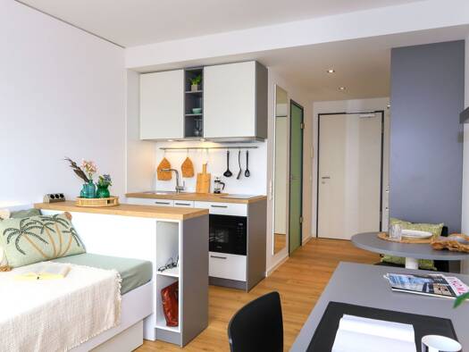 Wohnung zur Miete 736 € 1 Zimmer 19,7 m² 2. Geschoss frei ab 01.11.2026 Altenhöferallee 30 Kalbach-Riedberg Frankfurt am Main 60438