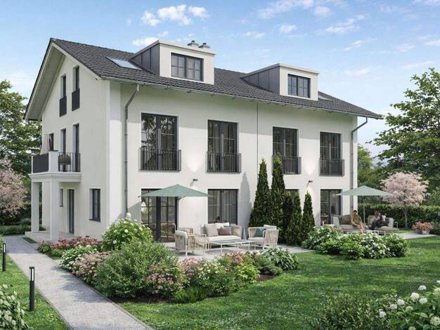 Doppelhaushälfte zum Kauf - Erstbezug provisionsfrei 950.000 € 6 Zimmer 162,2 m² 364 m² Grundstück Prien 83209