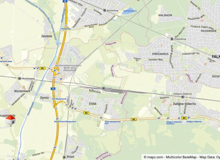 Grundstück zum Kauf 469.500 € 4.664 m² Grundstück Hoppenrade Wustermark / Hoppenrade 14641