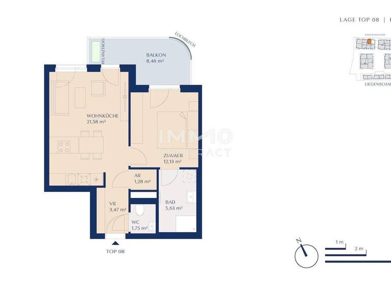 Wohnung zum Kauf - Erstbezug provisionsfrei 269.000 € 2 Zimmer 45,8 m² Wien 1230