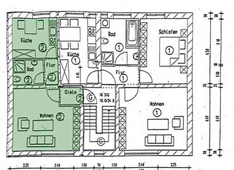 Studio zum Kauf 129.000 € 1 Zimmer 35 m² 4. Geschoss frei ab sofort Karl-Marx-Straße 64 Hansaviertel Rostock 18057