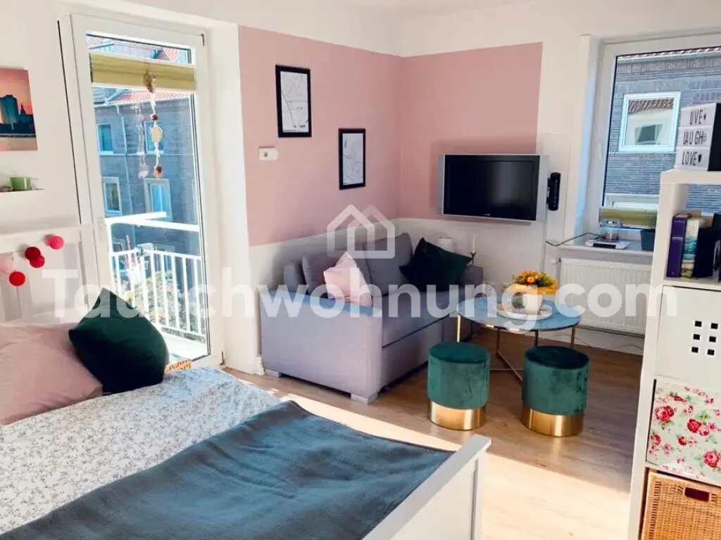 Wohnung zur Miete Tauschwohnung 420 € 1,5 Zimmer 48 m²<br/>Wohnfläche 3.<br/>Geschoss Südstadt Hannover 30171