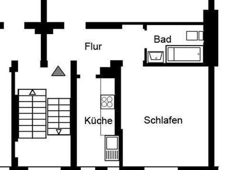 Wohnung zur Miete 459 € 2 Zimmer 57,4 m² 1. Geschoss Schölerpad 67 Altendorf Essen 45143
