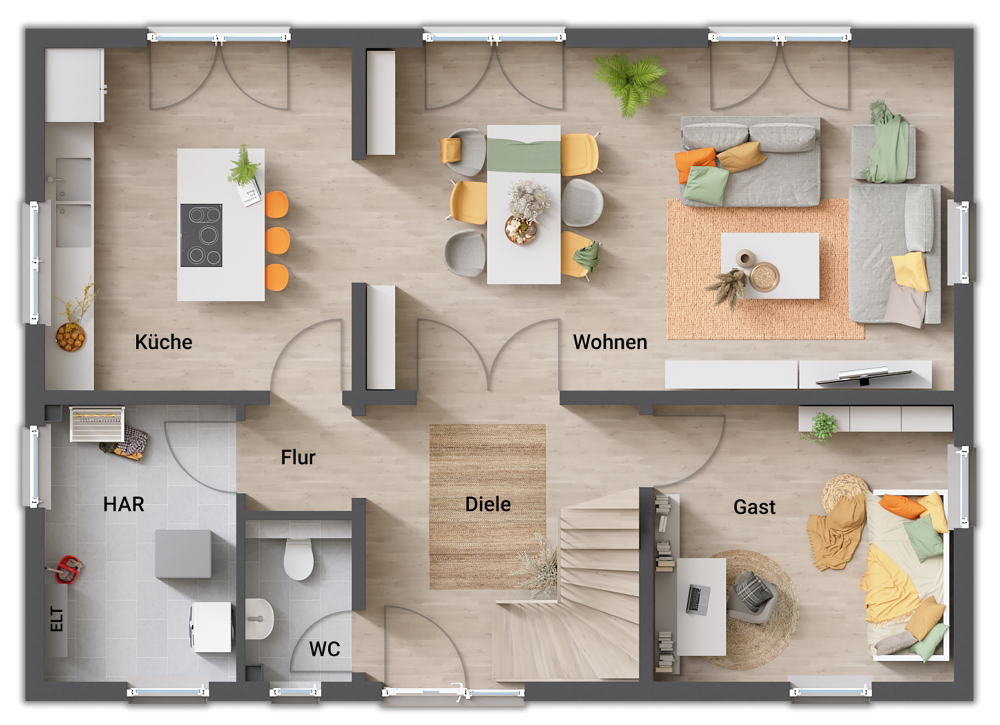 Einfamilienhaus zum Kauf 326.035 € 5 Zimmer 158 m²<br/>Wohnfläche 709 m²<br/>Grundstück Remsfeld Knüllwald 34593