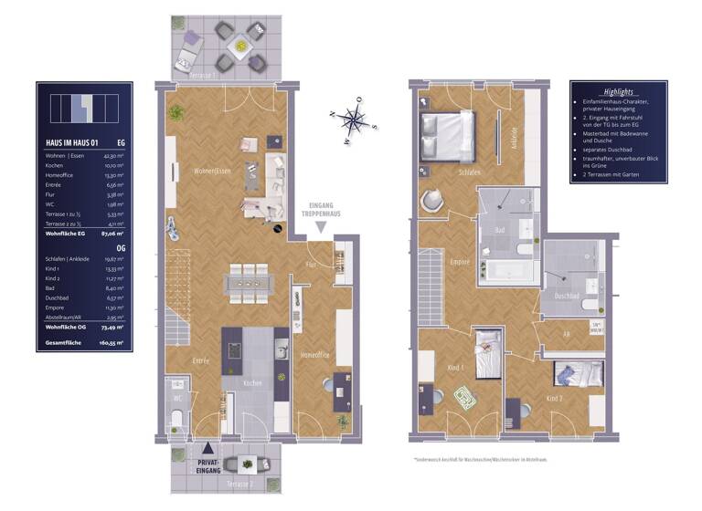 Wohnung zum Kauf - Erstbezug provisionsfrei 1.846.000 € 5 Zimmer 161 m² EG Stadtmitte Düsseldorf / Oberkassel 40545