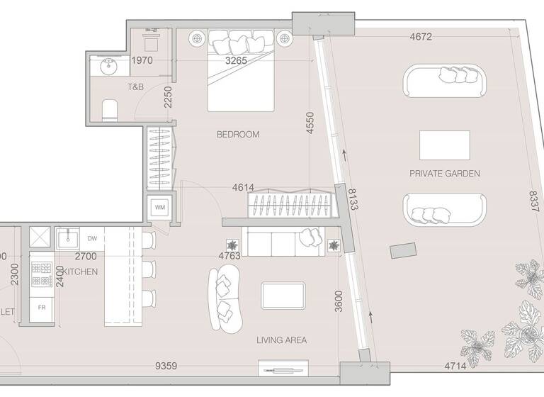 Wohnung zum Kauf provisionsfrei 360.443 € 2 Zimmer 101,1 m² Dubai 00000