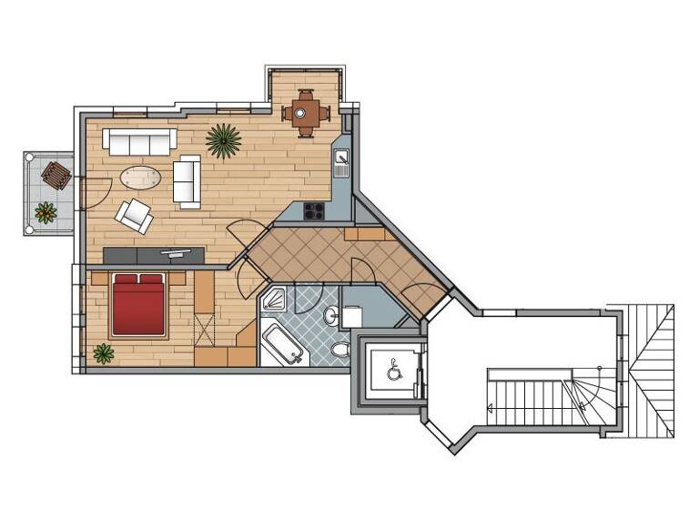 Wohnung zur Miete 950 € 2 Zimmer 65,2 m² 1. Geschoss Elsbethen 5061